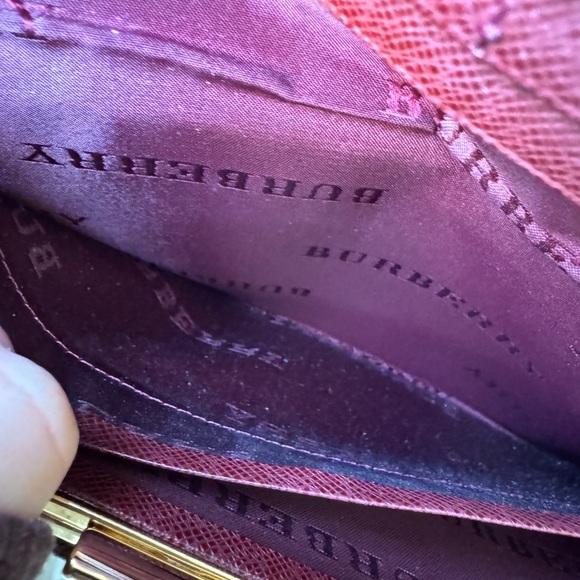 Burberry Vintage Burgundy Long Wallet - Picture 12 of 12
